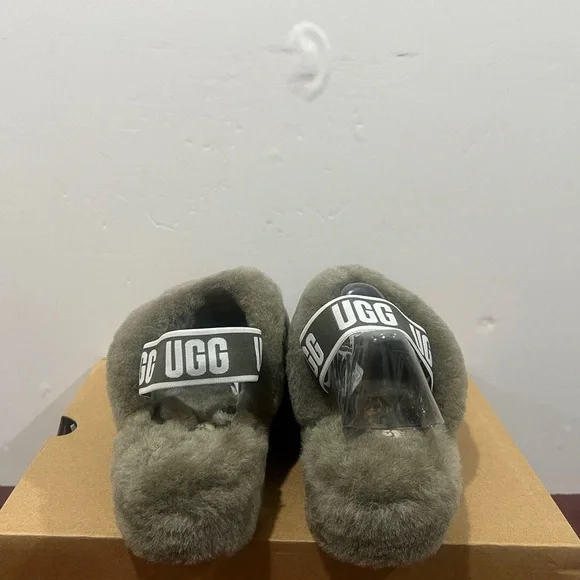 Ugg Fluff Yeah Slide, 1095119, Burnt Olive - Picture 7 of 11